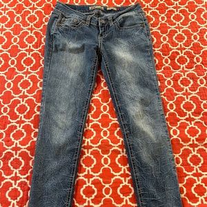 YMI Skinny Leg Blue Jeans SIZE 3 (inseam 29)